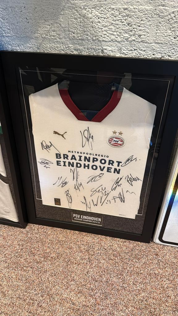 Gesigneerd PSV Shirt 2023/2024 met Echtheidscertificaat, Sport en Fitness, Voetbal, Nieuw, Shirt, Ophalen of Verzenden