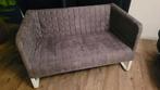 IKEA KNOPPARP 2-zitsbank donker grijze kleur, Ophalen, Tweepersoons, 75 tot 100 cm, Zo goed als nieuw