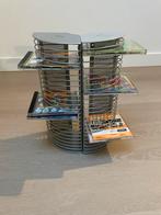 Twee Techpoint CD Rekken - Uitstekende Conditie, Minder dan 25 discs, Ophalen of Verzenden, Zo goed als nieuw, Metaal