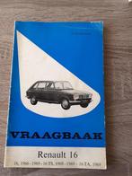 Vraagbaak Renault 16, Ophalen of Verzenden