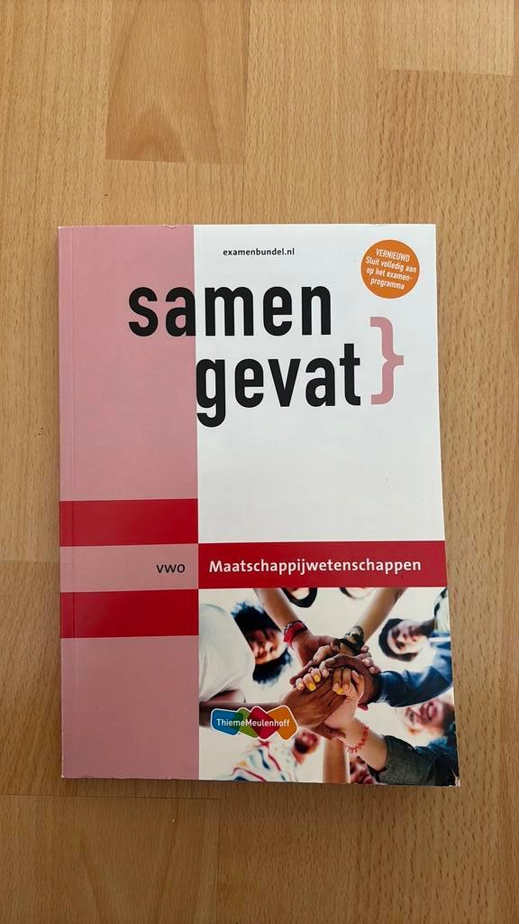 Samengevat vwo Maatschappijwetenschappen, Boeken, Schoolboeken, Zo goed als nieuw, Nederlands, VWO, Ophalen of Verzenden