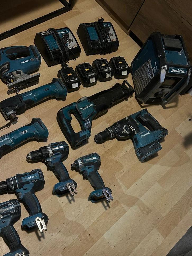 Makita gereedschap set, Doe-het-zelf en Verbouw, Gereedschap | Overige machines, Gebruikt, Ophalen