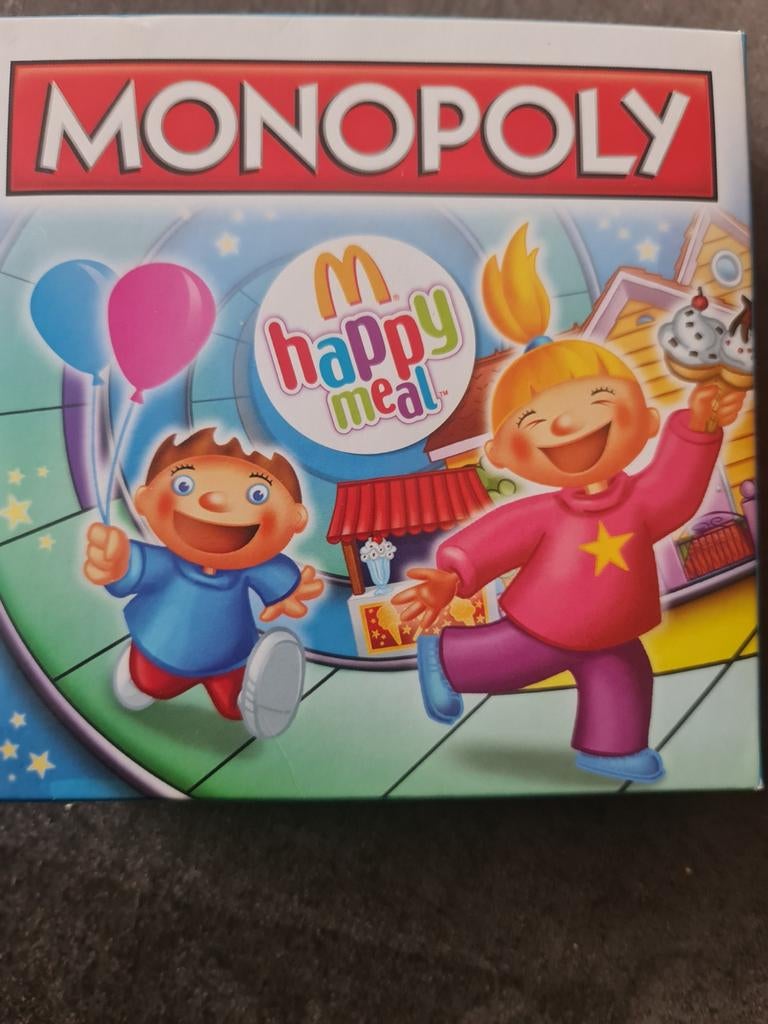Monopoly Happy Meal Editie, Gebruikt, Ophalen of Verzenden, Een of twee spelers, Hasbro