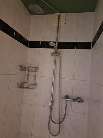 Complete regendoucheset met mengkraan. Chroom. beschikbaar voor biedingen