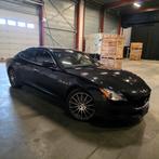 Maserati Quattroporte 2014 Zwart 3.0 S 411 pk, Auto's, Maserati, Automaat, Achterwielaandrijving, Zwart, 4 stoelen