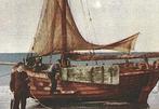 979443 Scheveningen Vissersboot Nette oude kaart Onbeschr, Ophalen of Verzenden, Ongelopen, Zuid-Holland
