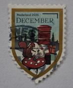 Decemberzegel 2015 eekhoorn De Efteling, Postzegels en Munten, Ophalen of Verzenden, Na 1940, Gestempeld