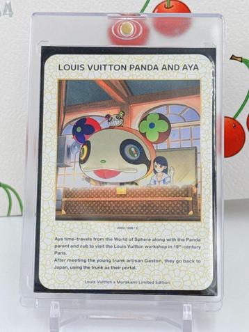 Louis Vuitton x Murakami Panda and Aya Promo Card beschikbaar voor biedingen