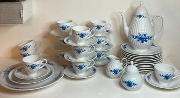 Eschenbach blauw wit ontbijtservies beschikbaar voor biedingen