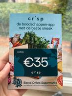kortingsbon Crisp t.w.v. €35 – nieuw, te besteden via de app, Eén persoon, Cadeaubon