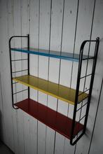 Vintage Wandrek geel rood blauw, Gebruikt, Ophalen of Verzenden, Nvt, Nvt