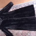 Vintage faux fur bontjas donkerbruin Dubrowsky perlbinder, Ophalen of Verzenden, Zo goed als nieuw, Maat 38/40 (M), Bruin