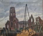 Schilderij St.Laurenskerk Rotterdam, Ophalen of Verzenden