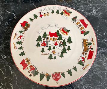 Masons Christmas Village MASON‘S🔹TAARTPLATEAU serveerschaal beschikbaar voor biedingen