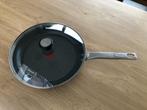 Tefal Hero koekenpan 30cm, Ophalen of Verzenden, Zo goed als nieuw, Rvs, Keramische plaat