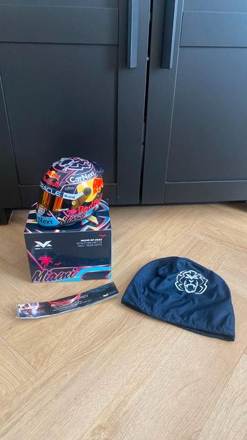 Max verstappen helmet 1:2 miami beschikbaar voor biedingen