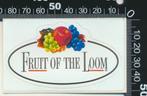 Sticker: Fruit of the Loom (4), Verzamelen, Ophalen of Verzenden