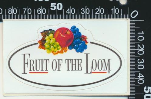Sticker: Fruit of the Loom (4), Verzamelen, Stickers, Ophalen of Verzenden