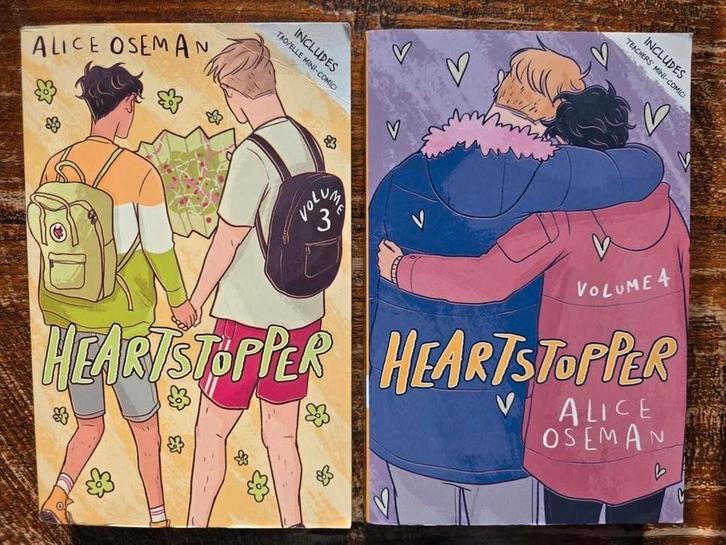 Heartstopper Vol. 3 & 4 - Alice Oseman (Engels), Boeken, Strips | Comics, Gelezen, Meerdere comics, Europa, Ophalen of Verzenden