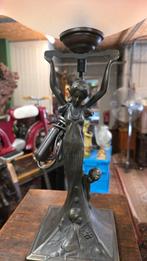 Art deco bronzen lamp € 150, Ophalen of Verzenden