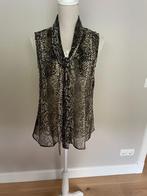 Blouse Benetton print mouwloos, Kleding | Dames, Benetton, Ophalen, Zo goed als nieuw, Maat 38/40 (M)