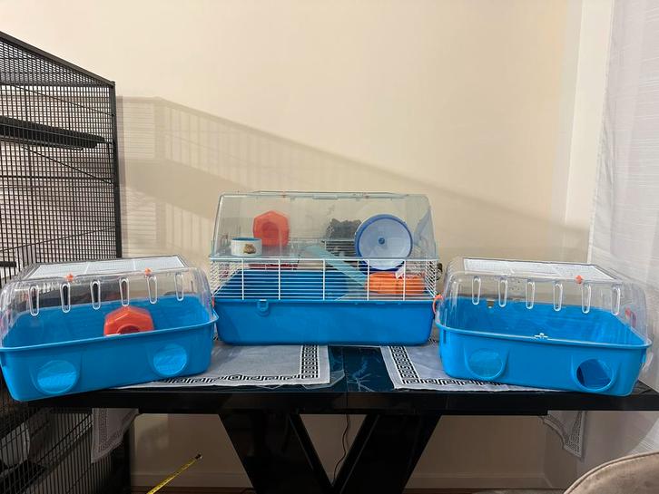 Ferplast Duna Fun Kooi Hok Knaagdier Hamster Gerbil Muizen, Dieren en Toebehoren, Knaagdieren en Konijnen | Hokken en Kooien, Zo goed als nieuw