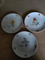 Mooie set van 3 vintage borden EXCLUSIEF LIBELLE PORCELEIN, Ophalen of Verzenden