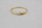 14 karaat gouden ring met Diamant 1061-G, Eu, Gebruikt, Eu, Ophalen of Verzenden