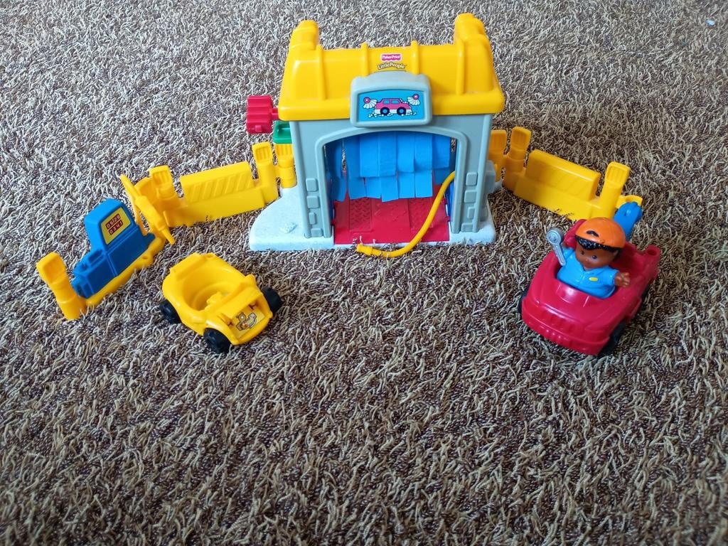 Little people wasstraat met monteur, Kinderen en Baby's, Speelgoed | Overig, Ophalen, Jongen of Meisje