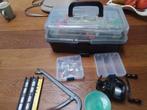 Visspullen Set: Aas, Molen & Box, Watersport en Boten, Ophalen, Gebruikt, Gereedschap