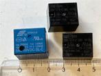 Relais 9V DC 5A 1x wissel contact 3 stuks, Ophalen of Verzenden, Gebruikt