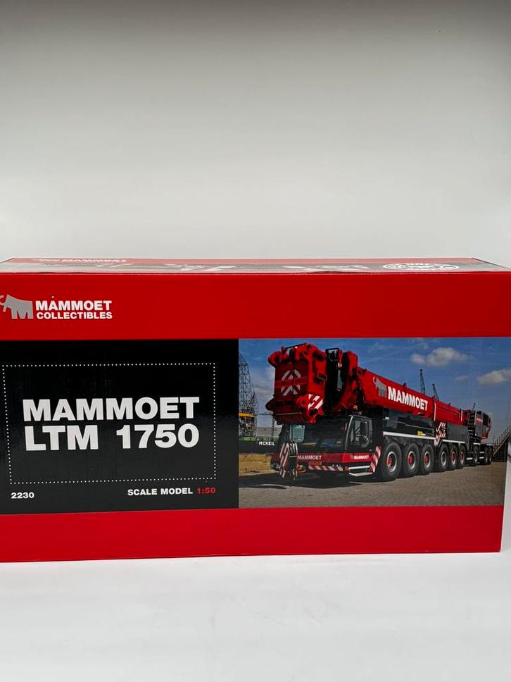 WSI LIEBHERR LTM 1750 MAMMOET, Hobby en Vrije tijd, Modelauto's | 1:50, Nieuw, Bus of Vrachtwagen, Wsi, Ophalen of Verzenden