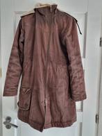 Hemp Hoodlamb bruine, lange winterjas maat S, vegan, Kleding | Dames, Jassen | Winter, Bruin, Ophalen of Verzenden, Maat 34 (XS) of kleiner
