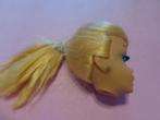 Barbie vintage ponytail swirl blond hoofd, Ophalen of Verzenden, Gebruikt, Pop