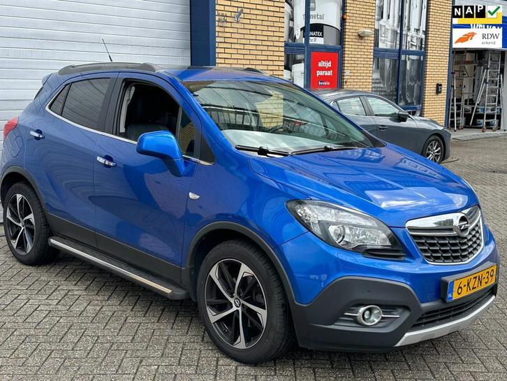 Opel Mokka 1.4 T Cosmo 4x4, schuifkanteldak, apk, lpg, clima, Auto's, Opel, Bedrijf, Te koop, Mokka, 4x4, ABS, Achteruitrijcamera