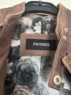 Patago Lederen Jack - Stijlvol & Tijdloos 36-38, Ophalen of Verzenden, Zo goed als nieuw, Maat 38/40 (M), Bruin