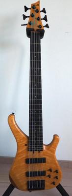 Sandberg 6-snarige Basgitaar, Muziek en Instrumenten, Snaarinstrumenten | Gitaren | Bas, Ophalen, Gebruikt, Elektrisch, 6-snarig