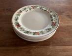 Wedgwood provence 6 ontbijtborden 20/21cm, Ophalen of Verzenden, Zo goed als nieuw, Porselein, Wedgwood