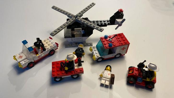 Lego Reddingsdiensten 645, 6523, 6611, 6612 en 6629, Kinderen en Baby's, Speelgoed | Duplo en Lego, Gebruikt, Ophalen of Verzenden