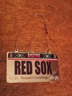Red Sox honkbal kerst ornament, Ophalen of Verzenden, Gebruikt, Reclamebord