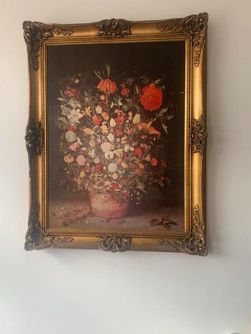 Oud Schilderij Bloemenstilleven beschikbaar voor biedingen