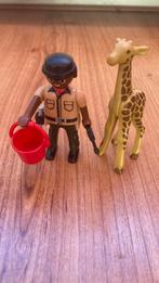 Playmobil 4826 Safariranger met baby giraffe, Ophalen of Verzenden, Gebruikt, Los playmobil