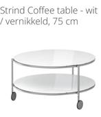 Salontafel rond, Ophalen, 50 tot 100 cm, 50 tot 100 cm, Minder dan 50 cm