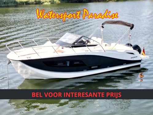 QUICKSILVER 875 sundeck (bj 2021), Watersport en Boten, Vis- en Consoleboten, Gebruikt, 70 pk of meer, 6 meter of meer, Benzine