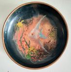 Koperen bordje emaille sagitta holland maanvis, Antiek en Kunst, Ophalen of Verzenden