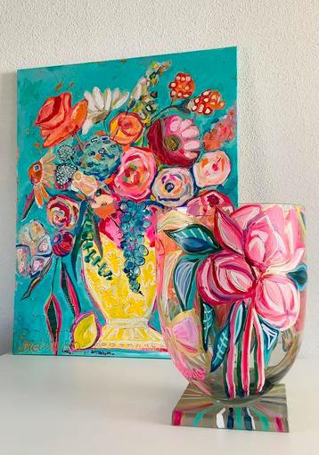 Kunst vaas ~ la dolce vita vaas ~ atelier ~  kunst  beschikbaar voor biedingen