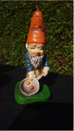 Kabouter met een koekepan met uitsmijter kaars 16cm, Overige materialen, Nieuw, Ophalen of Verzenden, Kaars