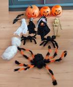 Heel veel Halloween versiering Skelet Pompoen grafsteen Spin, Ophalen of Verzenden, Zo goed als nieuw, Versiering, Halloween of Griezel