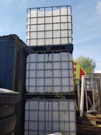 Twee IBC containers 1000L, Tuin en Terras, Regentonnen, Kunststof, Gebruikt, 150 liter of meer, Ophalen