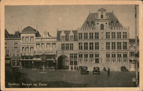 Bergen op Zoom Stadhuis, Verzamelen, Ansichtkaarten | Nederland, Ongelopen, Noord-Brabant, 1940 tot 1960, Verzenden